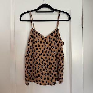 Target a New Day brand cheetah print tank blouse. New with tags. NWT